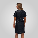 FAMMY Dress With Laser Cut Details