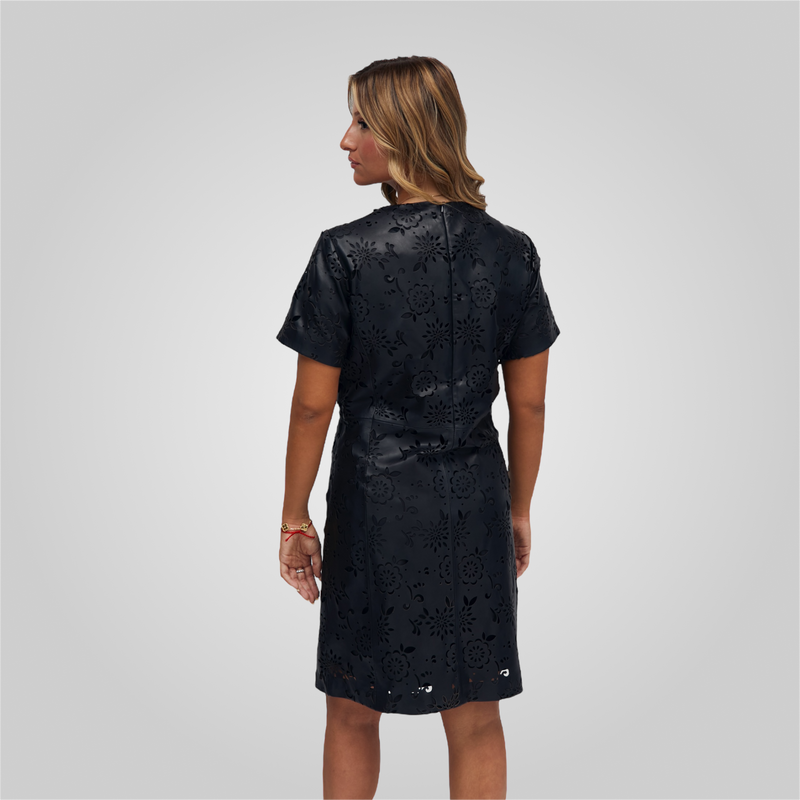 FAMMY Dress With Laser Cut Details