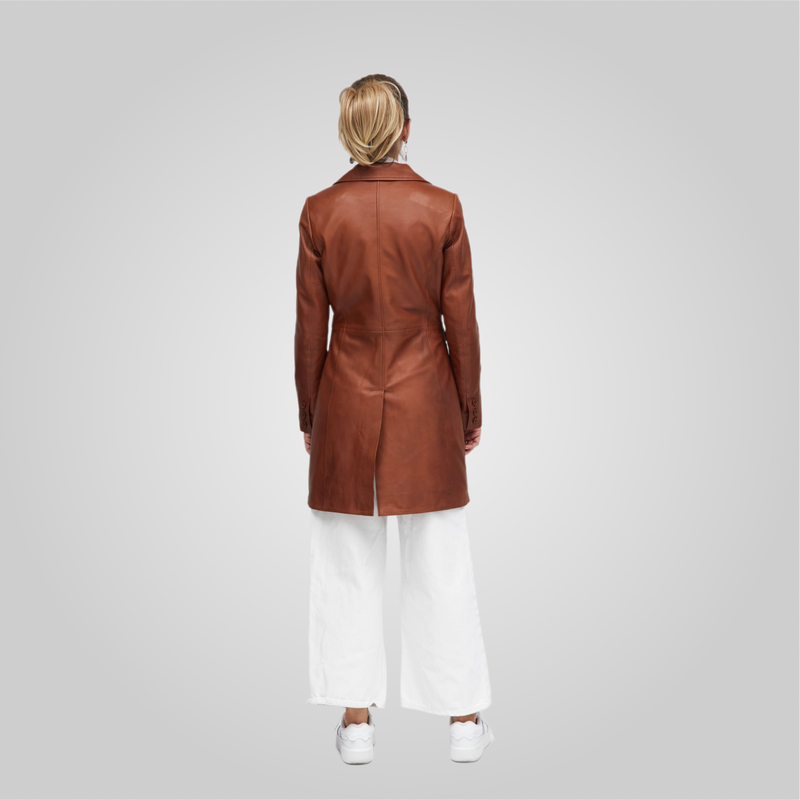 KELLY Three-Quarter Trench Blazer